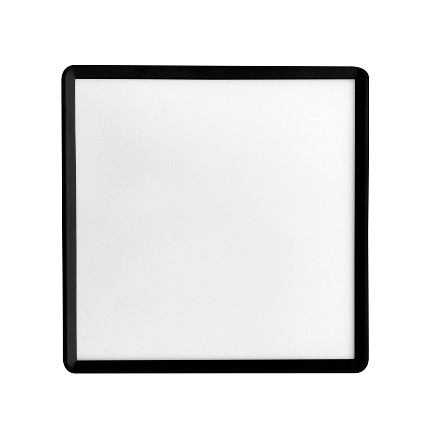LED loftlampe TERY LED/24W/230V 3000/4000/6000K 30x30 cm IP40 sort