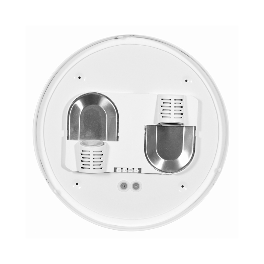 Udendørs loftlampe HECTOR 2xE27/60W/230V diameter 40 cm IP44 opal hvid