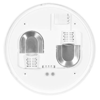 Udendørs loftlampe med sensor HECTOR 2xE27/60W/230V diameter 40 cm IP44 opal hvid