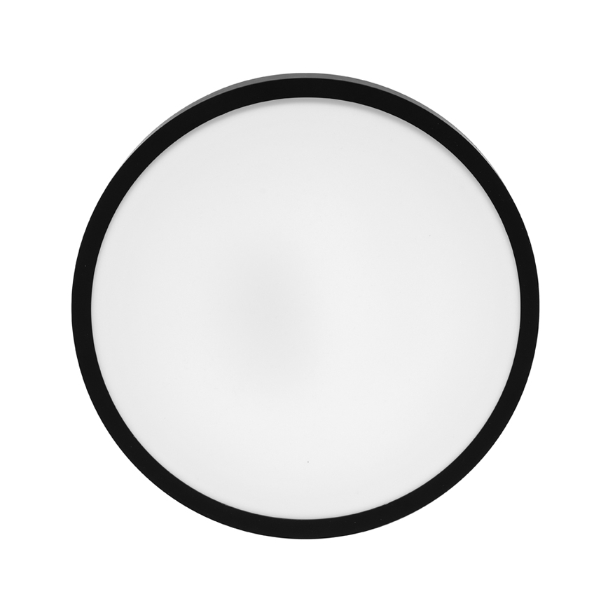 LED loftlampe til badeværelse LIRA LED/18W/230V 4000K diameter 29,5 cm IP44 sort