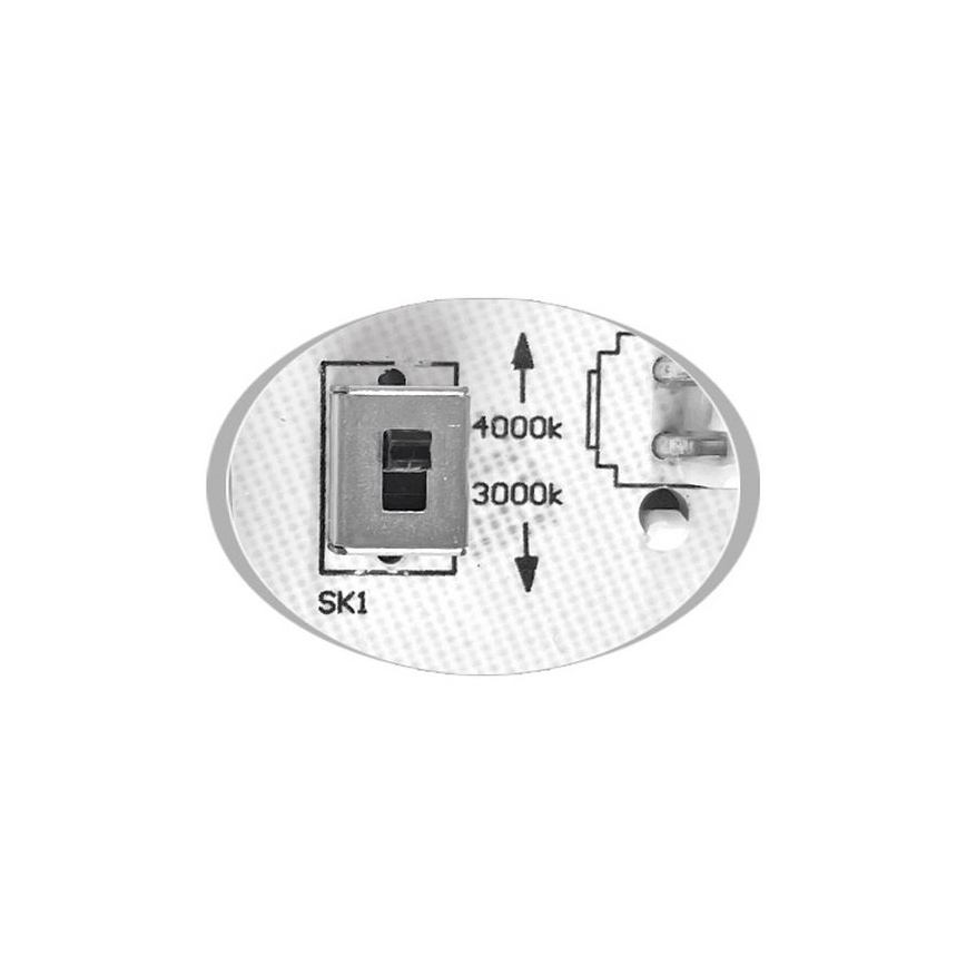 Udendørs LED loftlampe MARTIN LED/25W/230V 3000/4000K diameter 35 cm IP65 hvid