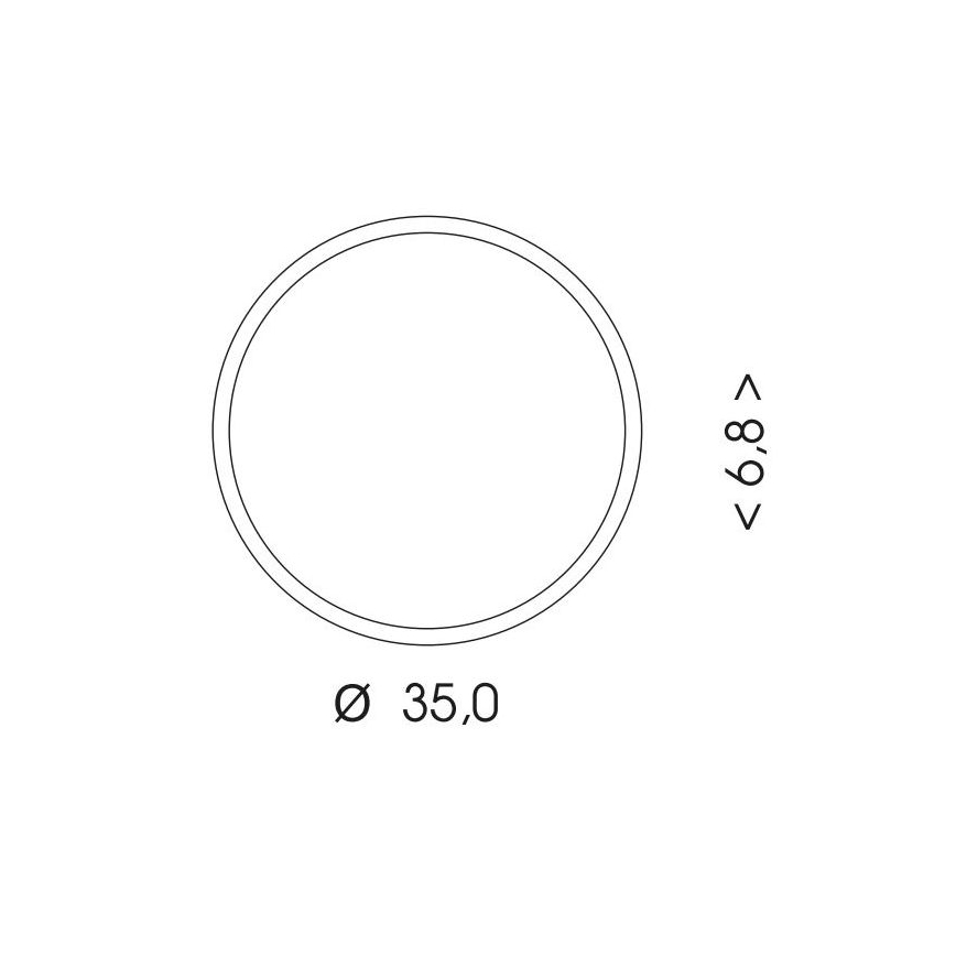 Udendørs LED loftlampe MARTIN LED/25W/230V 3000/4000K diameter 35 cm IP65 hvid