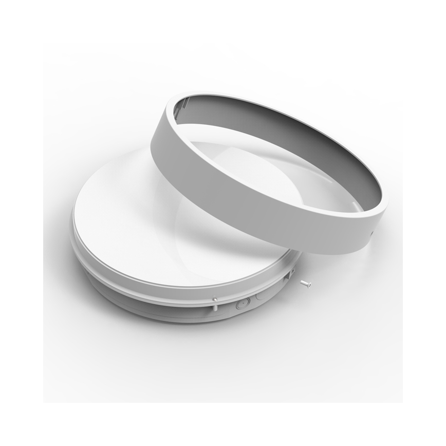 Udendørs LED loftlampe med sensor MARTIN LED/25W/230V 3000/4000K diameter 35 cm IP65 hvid