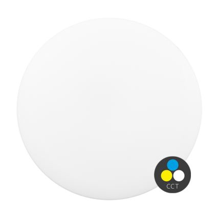 LED loftlampe til badeværelse DISK LED/24W/230V 3000/4000/6500K diameter 38 cm IP44 hvid