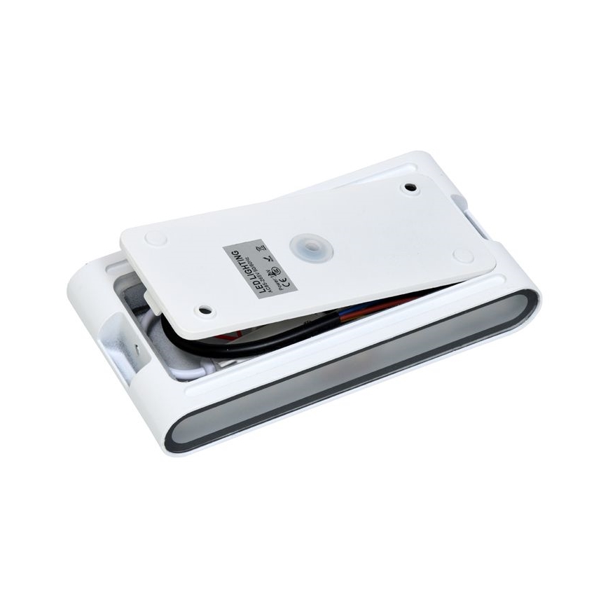 Udendørs LED væglampe BRICK 2xLED/6W/230V 3000/4000/6500K IP65 hvid