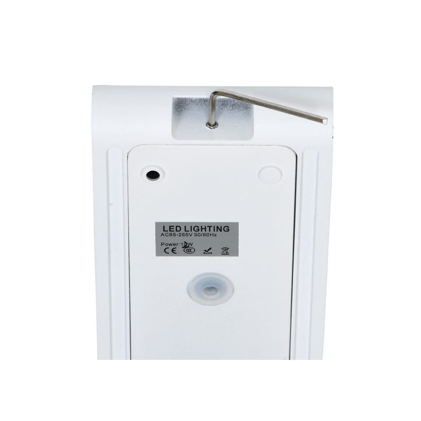 Udendørs LED væglampe BRICK 2xLED/6W/230V 3000/4000/6500K IP65 hvid