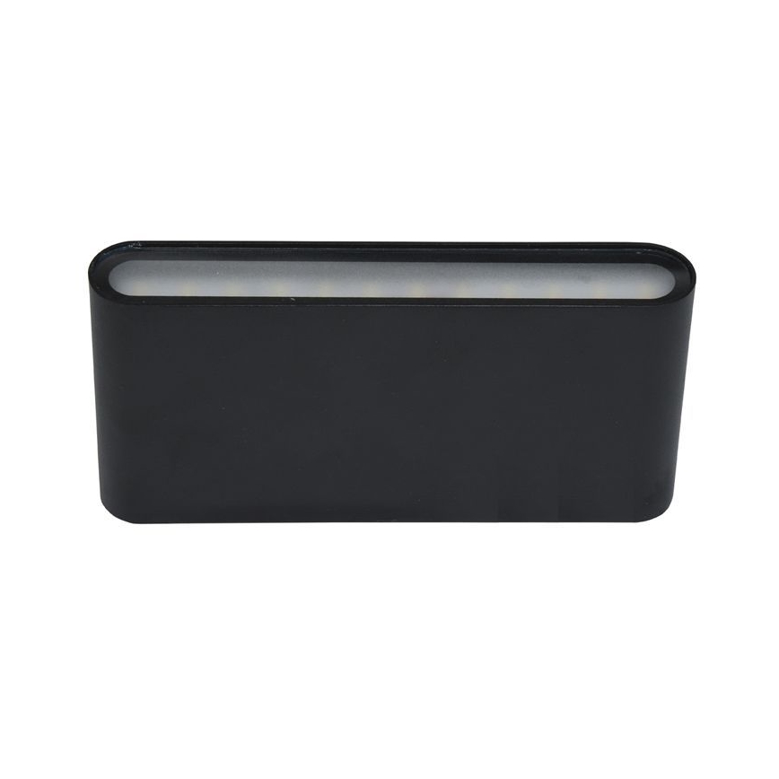 Udendørs LED væglampe BRICK 2xLED/6W/230V 3000/4000/6500K IP65 sort