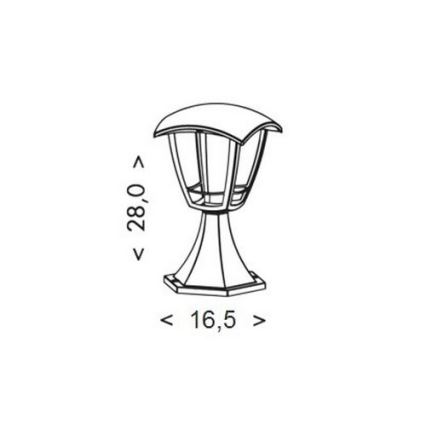 LED udendørslampe VERONA LED/8W/230V IP44