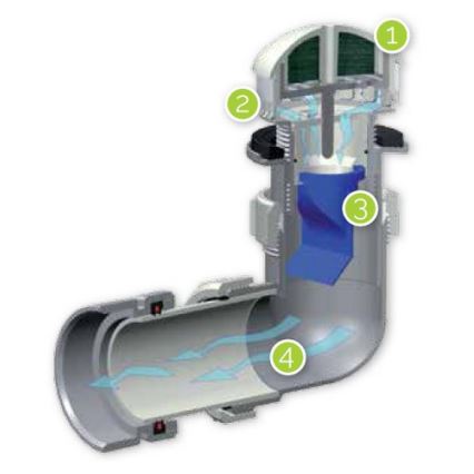 EcoStep 30011 - Vandfri pisuar P1.1 keramik/hvid