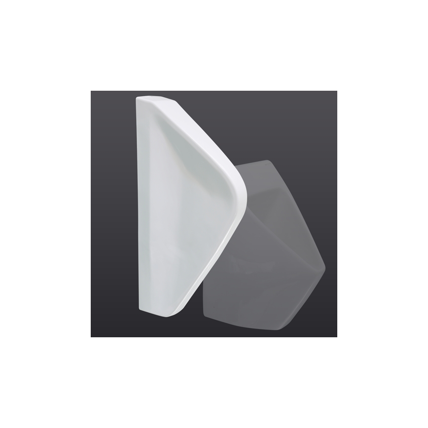 EcoStep 33001 - Urinalskillevæg 57,5x36 cm keramik/hvid