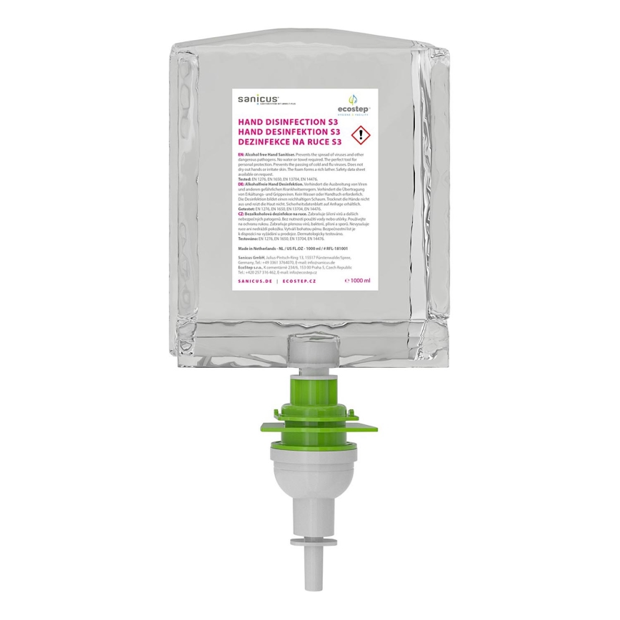 EcoStep 50170 - Alkoholfri skumdesinfektion S3/S2 1000 ml