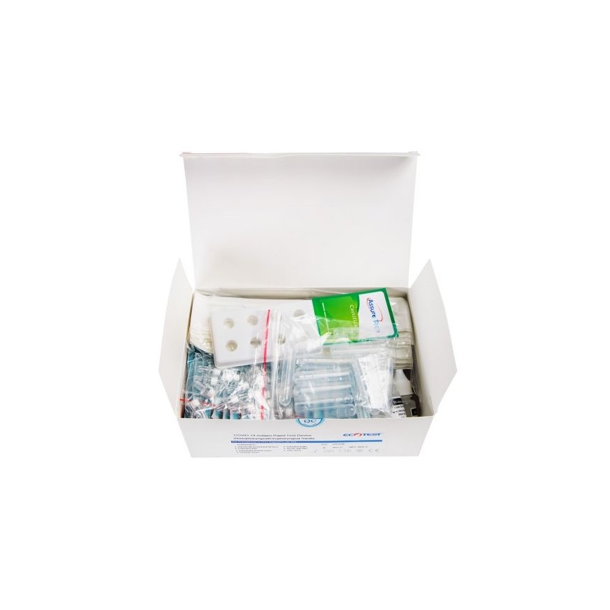 ECOTEST RAPID - Hurtig antigen-test mod COVID-19, pakke med 20 stk.