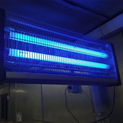 Effektiv elektrisk insektfælde 2 x 15 W / 230 V — dækker op til 100 m²