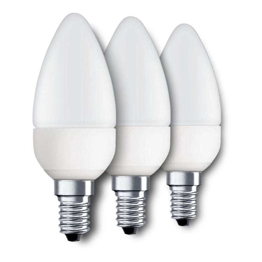 Eglo 10697 - 3x LED-pære E14/4W/230V 320 lm 3000K