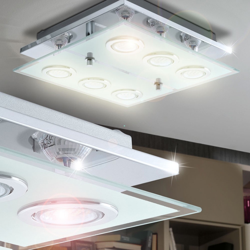 EGLO 13551 - LED loftsbelysning CABO 6xGU10/3W/230V