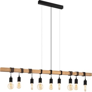 Eglo 182429 - Lysekrone på kabel TOWNSHEND 9xE27/60W/230V