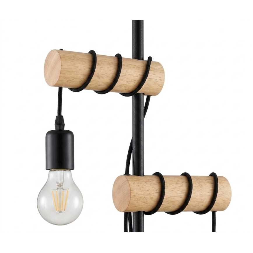 Eglo 183215 - Gulvlampe TOWNSHEND 2xE27/10W/230V