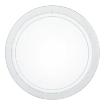 Eglo 18526 - Loftlampe HUBAA 1xE27/60W/230V Ø 29 cm hvid