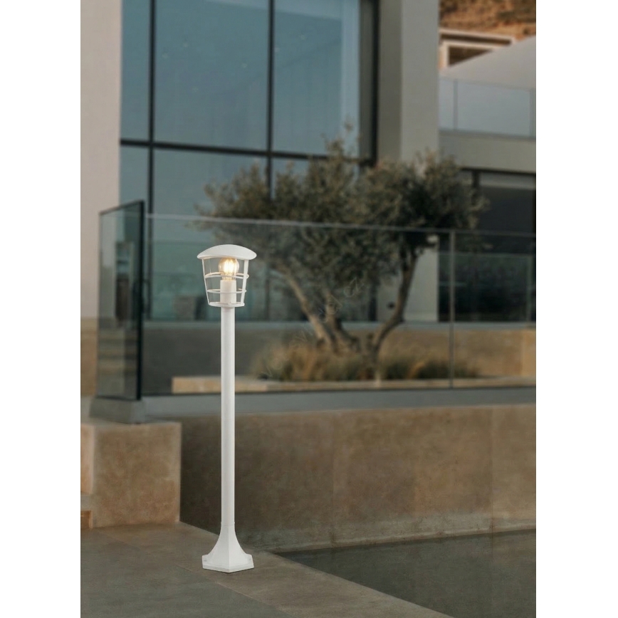 Eglo 18799 - LED udendørs lampe ALORIA 1xE27/8,5W/230V IP44 hvid