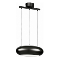 Eglo 18912 - Pendel med kabelophæng CARSICO 1xE27/60W/230V sort krom