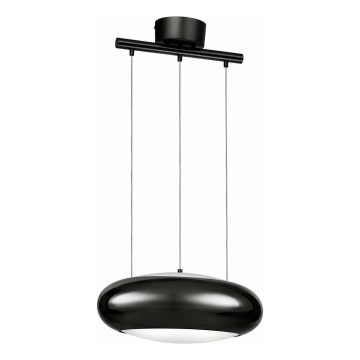 Eglo 18912 - Pendel på ledning CARSICO 1xE27/60W/230V sort krom