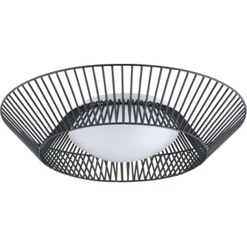 Eglo 200842 - LED loftlampe PIASTRE LED/8,2W/230V Ø 39 cm sort