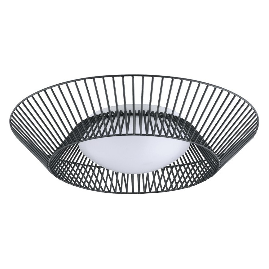Eglo 200842 - LED loftlampe PIASTRE LED/8,2W/230V Ø 39 cm sort