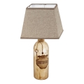 Eglo 202113 - Bordlampe MOJADA 1xE27/40W/230V brun