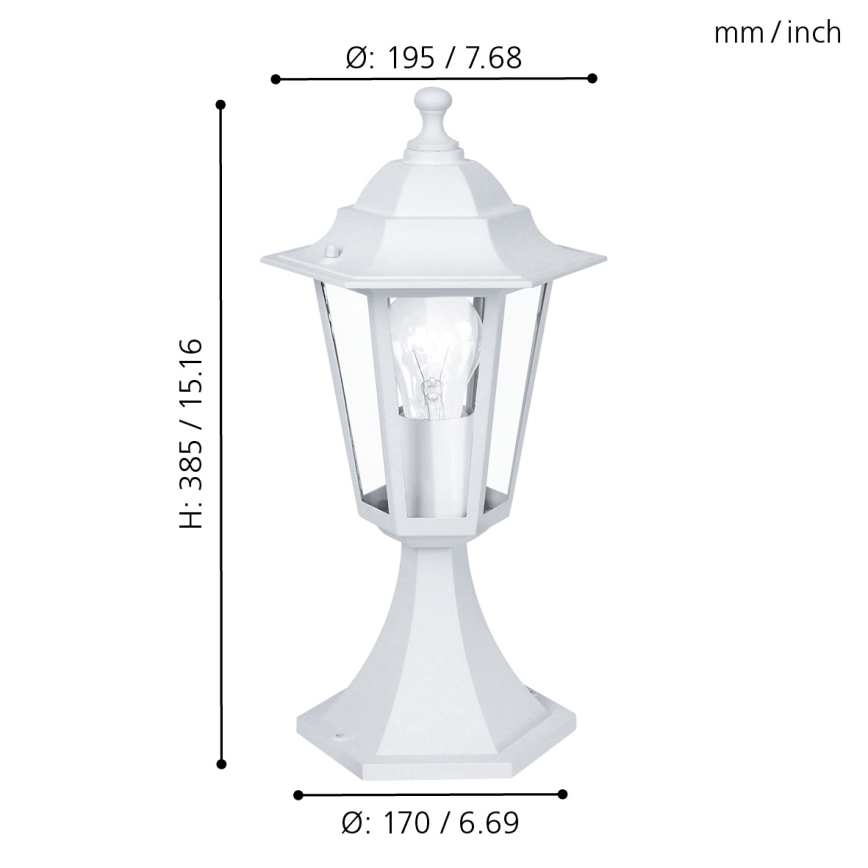 Eglo - Udendørslampe 1xE27/60W