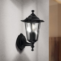 EGLO 22468 - Udendørs væglampe LATERNA 4 1xE27/60W antik sort