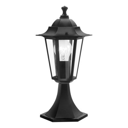 Eglo - Udendørslampe 1xE27/60W sort IP44