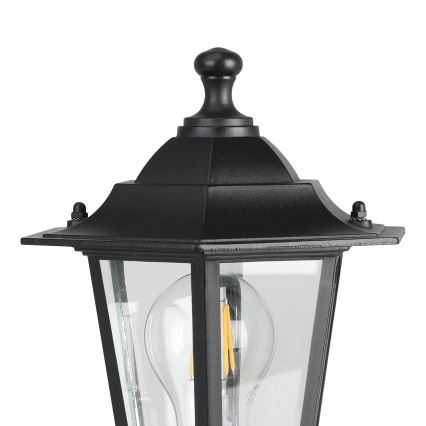 Eglo - Udendørslampe 1xE27/60W sort IP44