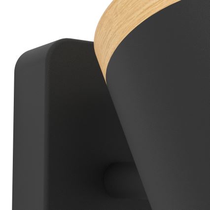 Eglo - Badeværelses-spot 3 x GU10 / 3 W / 230 V, IP44, sort/beige