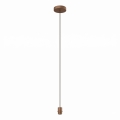 Eglo 300172 - Strømledning CURITIBA 1xE27/40W/230V brun