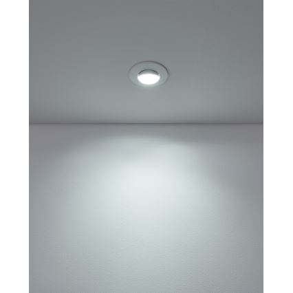 Eglo - Sæt med 3 LED-indbygningsspots LED/4,9W/230V 2700/4000/6500K Ø 9 cm hvid
