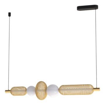Eglo 300478 - Dæmpbar LED-pendel på wire CEGLIE LED/20W/230V 2200-6500K guld + fjernbetjening