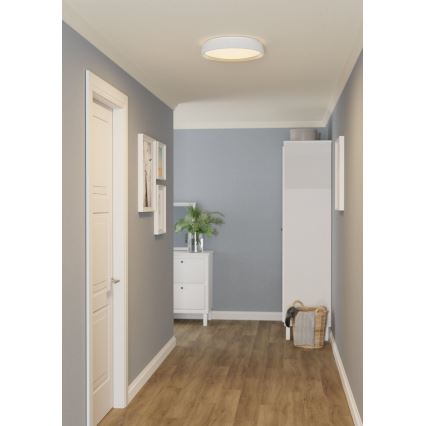 Eglo 300686 - LED RGBW Dæmpbar loftlampe MASSIGNANO-Z LED/18,5W/230V hvid + fjernbetjening