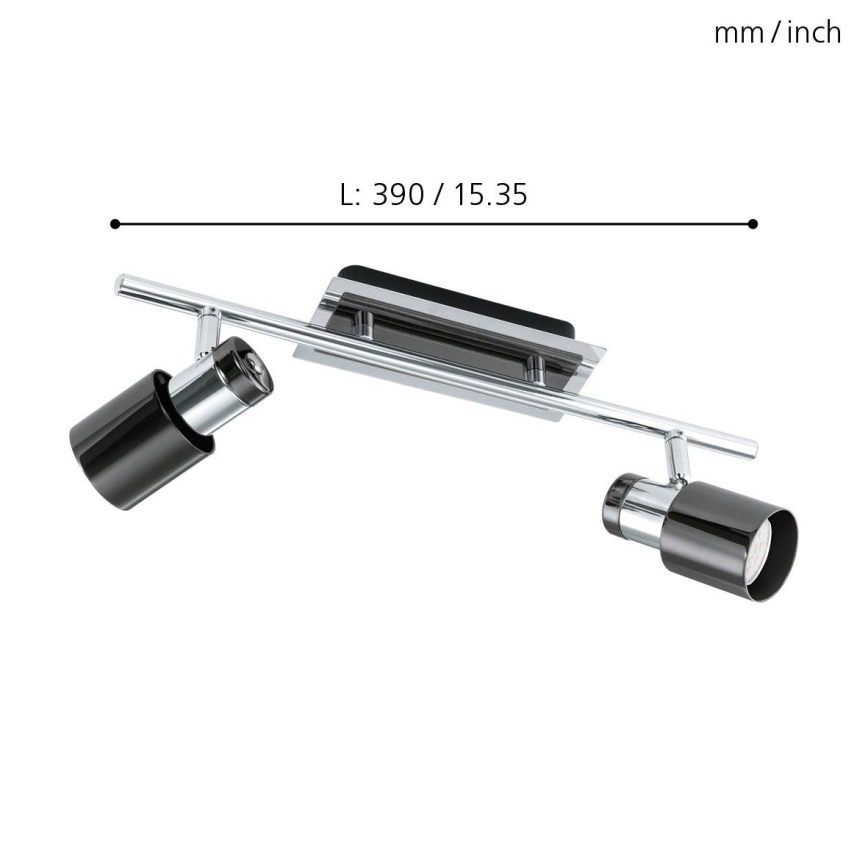 Eglo - LED spotlampe 2xGU10/5W/230V
