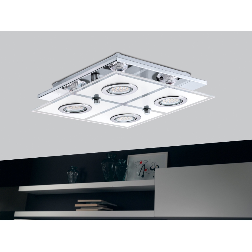 Eglo - LED loftlampe 4xGU10/3W/230V