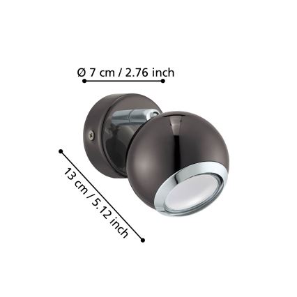 Eglo - LED spotlamper 1xGU10/3W/230V