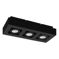 Eglo 31064 - LED-spot MENDOZA 3xLED/4,7W/230V 3000K sort