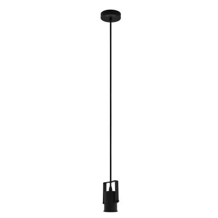 Eglo - Loftlampe på ledning 1xE27/40W/230V sort