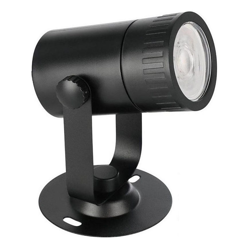 Eglo 31374 - Udendørs LED lampe m. RGBW-farver dæmpbar NEMA-Z 1xGU10/5W/230V 2700-6500K IP65 sort