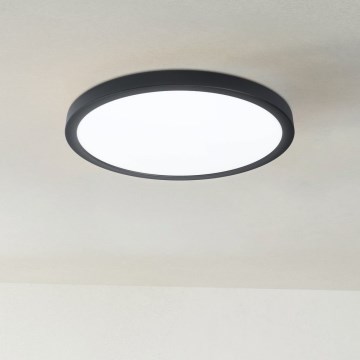 Eglo 31378 - LED loftlampe til badeværelse dæmpbar ARGOLIS-Z LED/19,5W/230V 2700-6500K IP44 sort