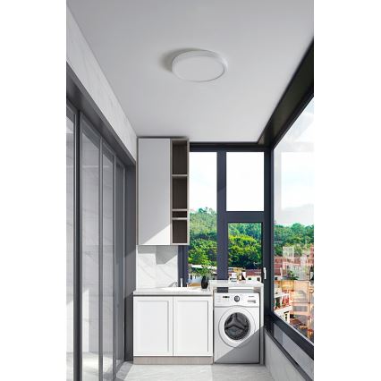 Eglo 31379 - LED loftlampe til badeværelse dæmpbar ARGOLIS-Z LED/19,5W/230V 2700-6500K IP44 hvid