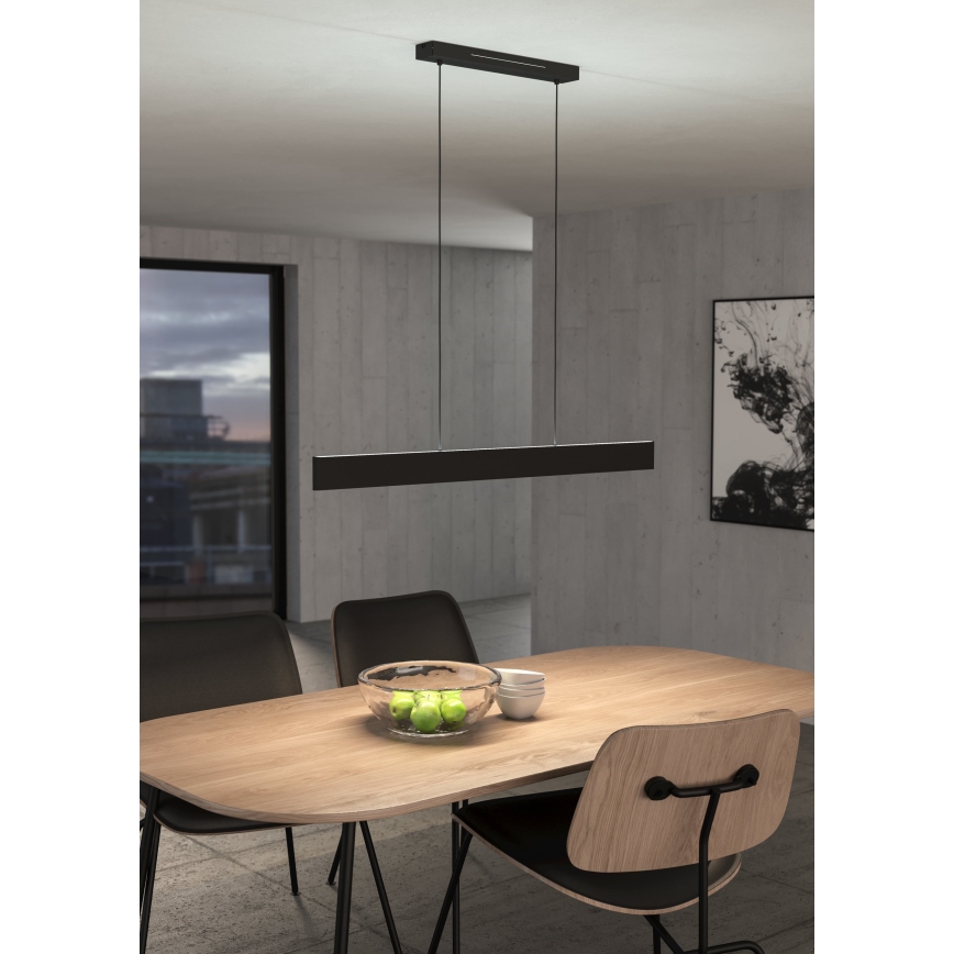 Eglo 31433 - LED m. RGBW-farver Pendel dæmpbar ANDREAS-Z LED/38W/230V 2700-6500K sort