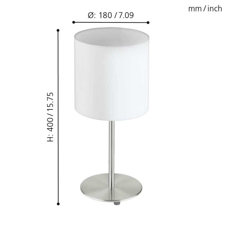 Eglo - Bordlampe  1xE27/60W/230V