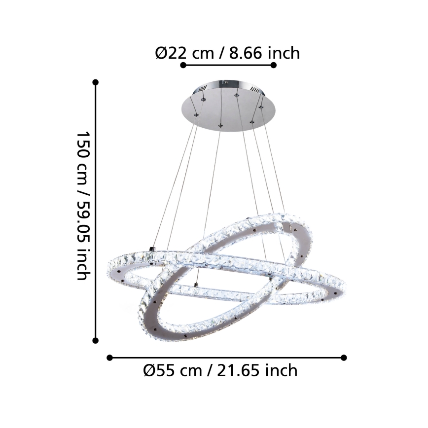 Eglo - LED pendel LED/29,6W/230V