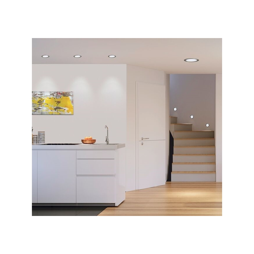 Eglo 31671 - LED indbygningsspot FUEVA 1 LED/10,9W/230V Ø 17 cm