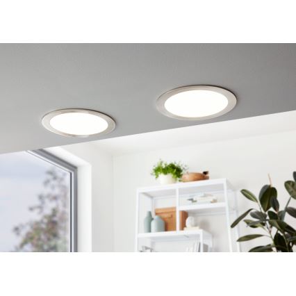 Eglo 31676 - LED indbygningsarmatur FUEVA 1 LED/18W/230V Ø 22,5 cm